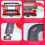 Set di piste per camion dei pompieri con parcheggio per bambini – STEM 6