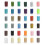 Gewaxt polyesterkoord, zeegroen, 1 mm, 76 yards per rol 2