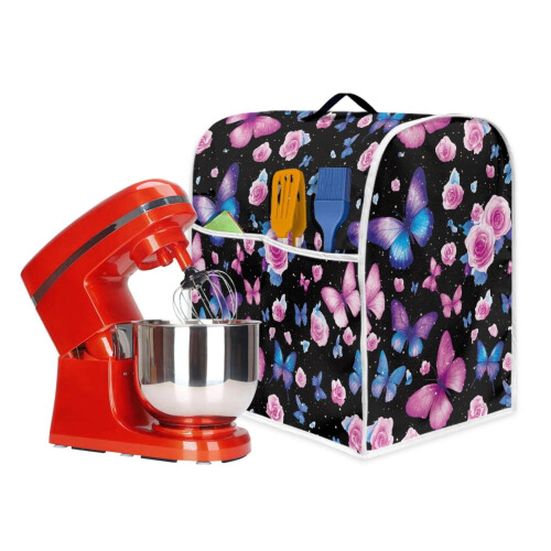 Capa protetora para batedeira de pedestal de 6 a 8 litros com bolsos frontais. 1