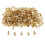 Metal Bunt Brads Pattern Clips 100 Pack 6x13mm Golden 2