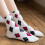 Damen-Baumwollsocken im Argyle-Muster, englischer Stil 2