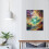Tableau abstrait coloré sur toile représentant l'espace et les nébuleuses 4