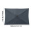 Outdoor Umbrella Canopy Rectangle 6.6 x 10 ft UV Protection 2