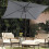 Outdoor Umbrella Canopy Rectangle 6.6 x 10 ft UV Protection 7