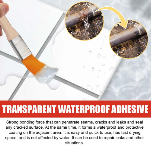 Transparent Waterproof Sealant High Temp Cold Resistant 2