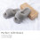 Damesslippers met memory foam, beige, maat 6,5–8 5