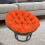 Æggestolshynde Orange 40 cm 4