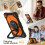 Capa de silicone para Samsung Galaxy Tab A9 8.7" com suporte. 8