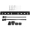 TV Wall Mount Bracket Black 1 Set 3