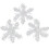 Christmas Snowflake String Ornaments White Set 12 pcs 5