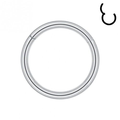 Septumring i rostfritt stål i roséguld 18G6mm