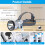 Linterna frontal LED recargable 90000L 3 modos IP31 2