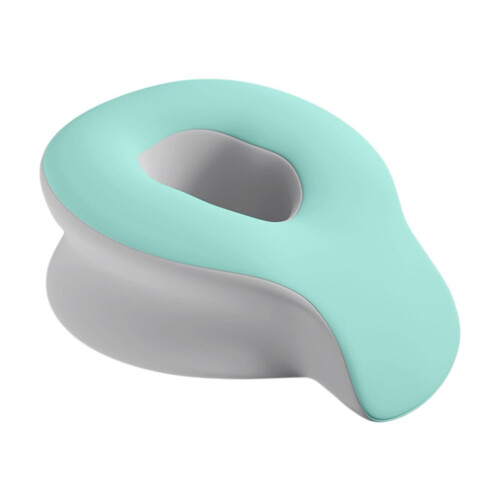 Almofada de massagem Spa para uso de bruços, verde e cinza. 2