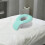 Almofada de massagem Spa para uso de bruços, verde e cinza. 7