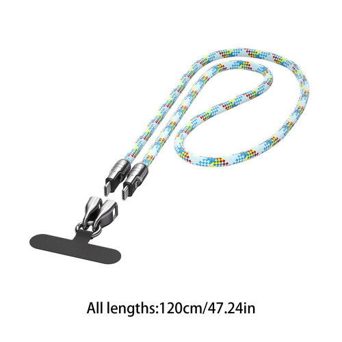 USB-C til USB-C 240W hurtigladekabel 5A nylonflettet 2