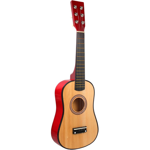 Violão acústico folk de 23 polegadas e 6 cordas, cor da madeira. 2