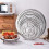 304 Stainless Steel Round Steamer Tray 29cm 6