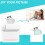 Draagbare mini-thermische printer met Bluetooth, inktloos, 2,5 inch 5