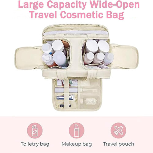 Elouva toilettas, groot, wijd open, 4-in-1, waterdicht 1