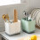 Kitchen Cutlery Holder Spoon Fork Utensils Storage Rack Organizer Drainer Stand 7
