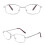 Lesebrille mit Blaulichtfilter 2.0x, faltbar, Metall 7