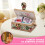 Large Sewing Basket with Interior Pocket for Needles Thread 4