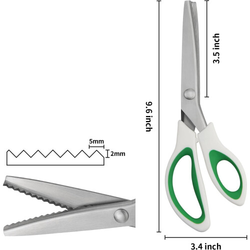 Pinking Shears 9 Inch Heavy Duty Stainless Steel 1