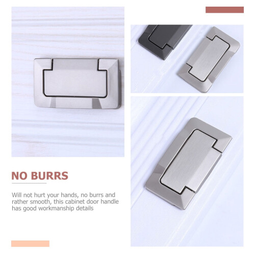 Cabinet Door Pulls Zinc Alloy Silver 1 Piece 1