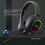 Wireless Gaming Headset For PS4, PS5, Xbox, Switch, PC Foldable Noise-Cancelling-Green 5