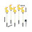 LED Easter Bunny Solar Ground Lights 5-Pack 3