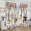 Rustic Coffee House Kitchen Curtains 2 Panels 42x63 inch 4