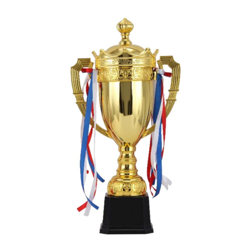 Mini Funny Award Trophy Cup with Ribbons 44cm 2