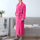 Women's Terry Cloth Bathrobe Double Pockets Soft Warm 5