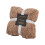 Polyester Velvet Blanket Brown 70x100 cm 1 piece 2