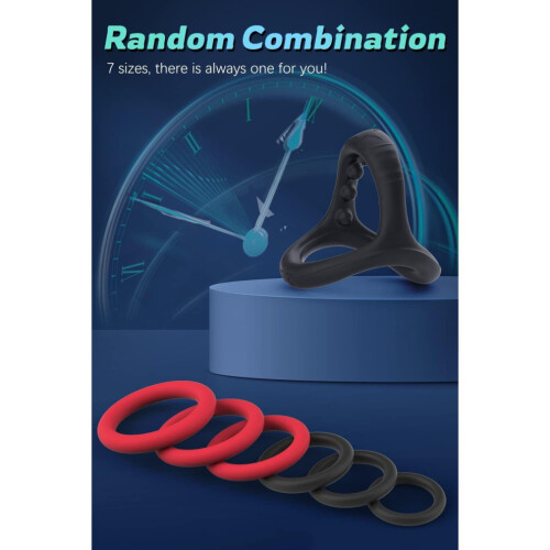 Triangle Penis Cock Ring for Men Delay Ejaculation Erection Enlarger 2