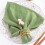 Green Easter Cloth Napkins Linen Cotton 6-Pack 3