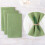 Green Easter Cloth Napkins Linen Cotton 6-Pack 4