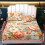 Polyester lakenset met Robin bloemenprint, 3-delig 2