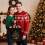 Sorte non-woven julegaveposer med guldtryk, store 6
