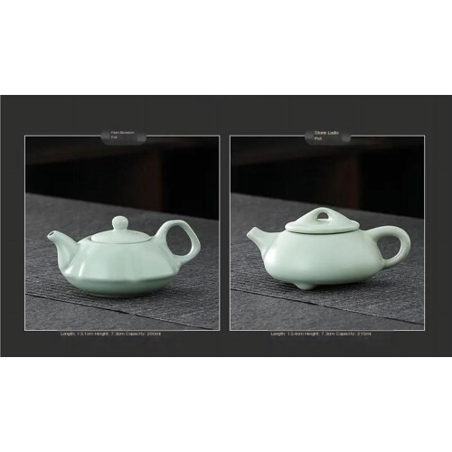Xishi Teapot Ceramic Handmade Chinese Tea Pot Set 1