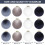 Velvet Christmas Balls 80MM 12PCS Light Blue White Dark 2
