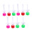 LED Flower Table Light Rose Shape 20 pcs 4