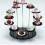 Klar akryl cupcake- og kageopsats 12-lags 5