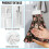 Floral Hedgehogs Kitchen Towel Set 2-Pack 6