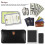 Fireproof Waterproof Document Bag 8.2x4.7 Inch with Zipper 5