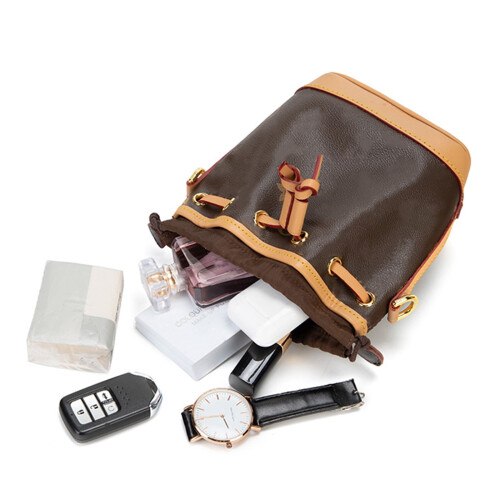 Purse Organizer Insert for Bucket Bag Nylon Drawstring 1