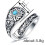 Sterling Silver Spoon Ring Adjustable Vintage Turquoise 6