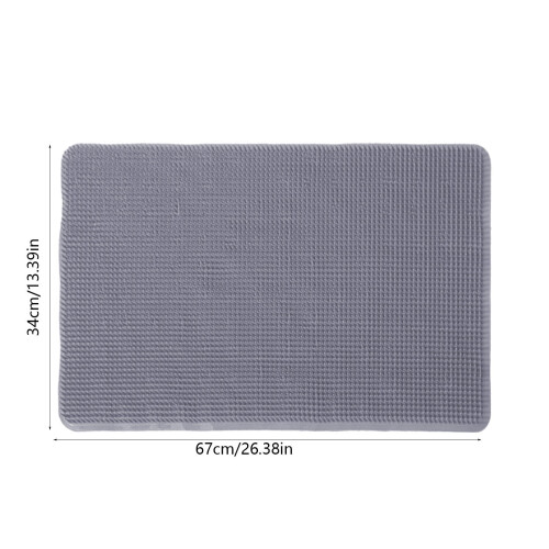 Mata cithfholcadáin PVC frithshleamhnaithe le cupáin shúchán 26x13 orlach 2