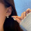 Pearl Drop Earrings with Bow Design for Women 1 Pair 3