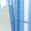 Sparkle Sheer Curtains Blue Polyester 1 Set 7